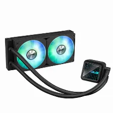 Enfriamiento Liquido_ Asus Prime Lc 240 Argb 2 X 12 Cm, 2200 Rpm, Negro